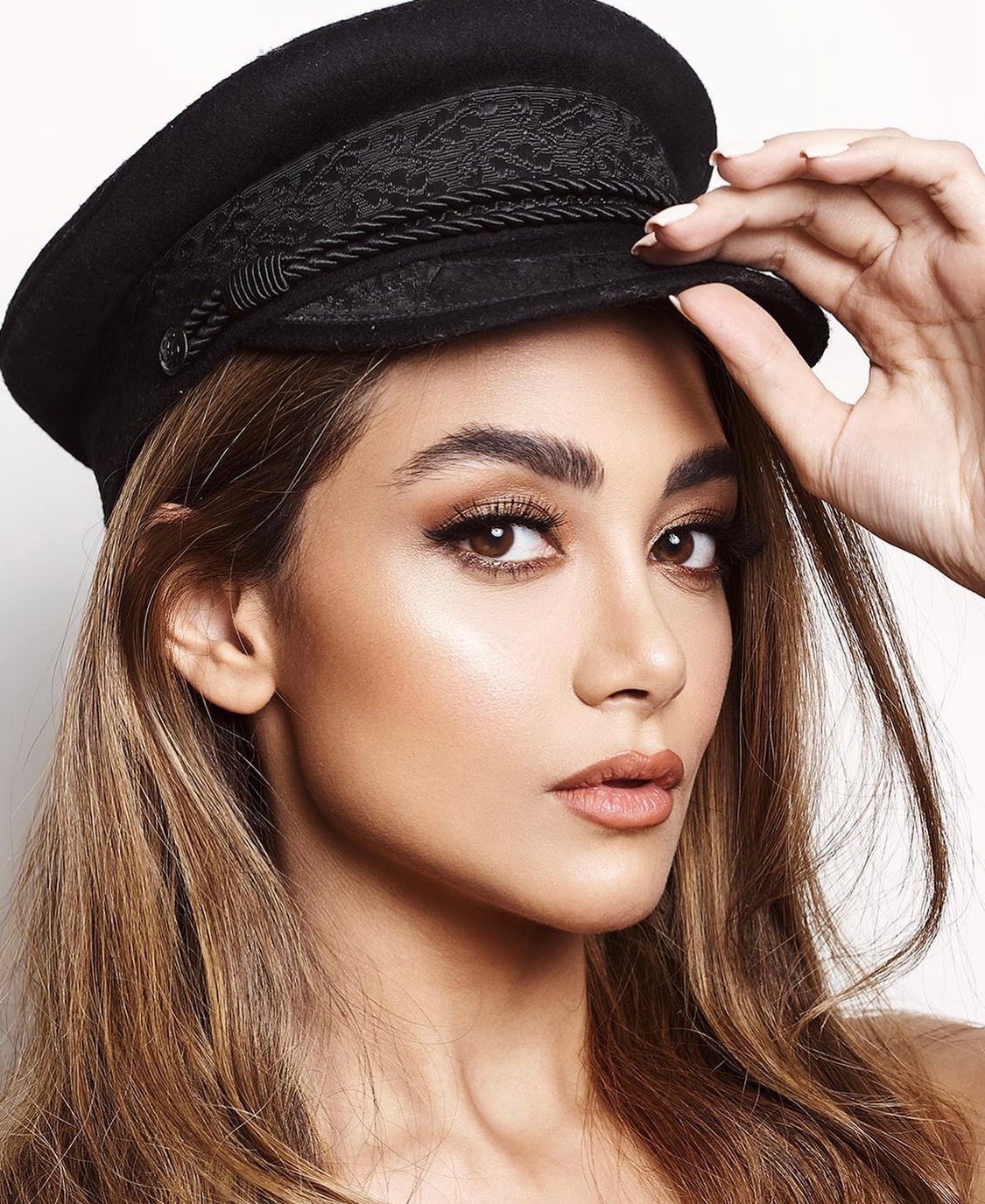 Soft glam editorial portrait